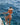 Kenny Flowers Watercolors Swim womens south of france blue string bikini bottom