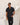 Light Gray The Mykonos - Black Linen Camp Collar Shirt