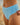 Kenny Flowers Watercolors Swim womens carolina blue textured high waist bikini bottom