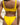 Kenny Flowers Watercolors Swim womens textured luxe crinkle stretch yellow sporty bikini top