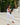 Kenny Flowers womens active set santorini jacquard white 7/8 high waist leggings