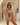 Kenny Flowers x McLaren Papaya Prix blue and orange Watercolors Swim womens sporty bikini bottom