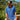 Dark Olive Green The Fontelinas - Blue Short Sleeve Shirt