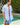 Dark Olive Green The Ice Breaker - Short Sleeve Blue Linen Shirt