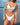 Kenny Flowers Watercolors Swim The Ischia blue mosaic womens sporty bikini bottom