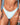 Kenny Flowers Watercolors Swim The Ischia blue mosaic womens sporty bikini bottom