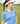 Kenny Flowers womens blue azaleas country club ladies golf polo