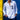 Midnight Blue The Ice Breaker - Long Sleeve Blue Linen Shirt
