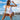Light Steel Blue The Santorini - White Floral Jacquard Underwire One Piece