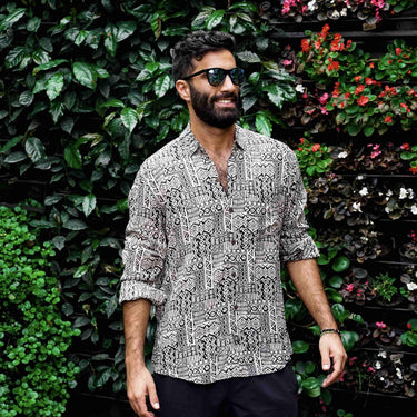 Gray The Night Out - Long Sleeve Shirt