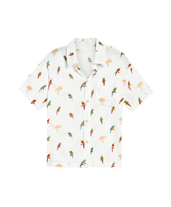 The Parrots and Palapas - Boys Hawaiian Shirt