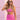 Light Pink The Caicos - Luxe Crinkle Stretch Bandeau Bikini Top