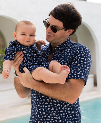 The Fishy Business - Baby Boys Shortie Romper
