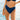 Light Gray The Ravello - Textured Navy Jacquard New Classic Bikini Bottom