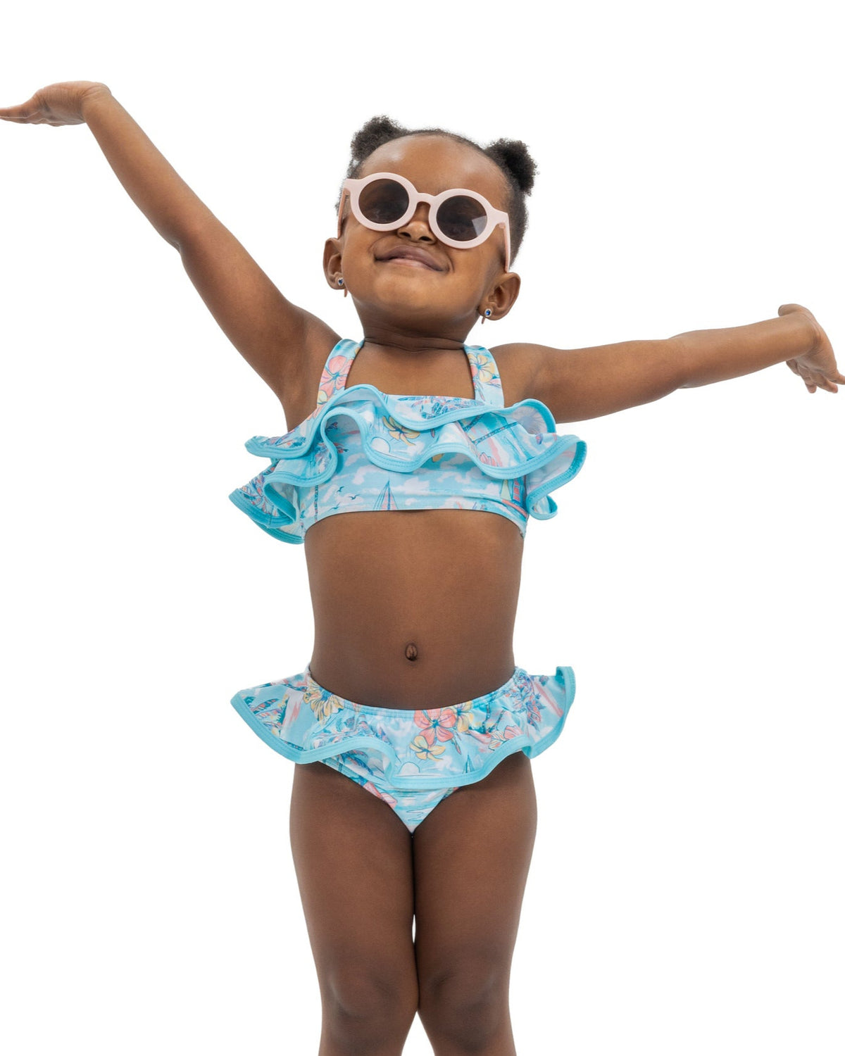 BVIs Ruffle Bikini UPF 50+