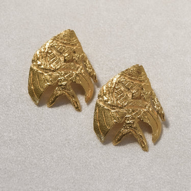 Kenny Flowers x Sun Vow Jewelry Gold Reef Fish Earrings