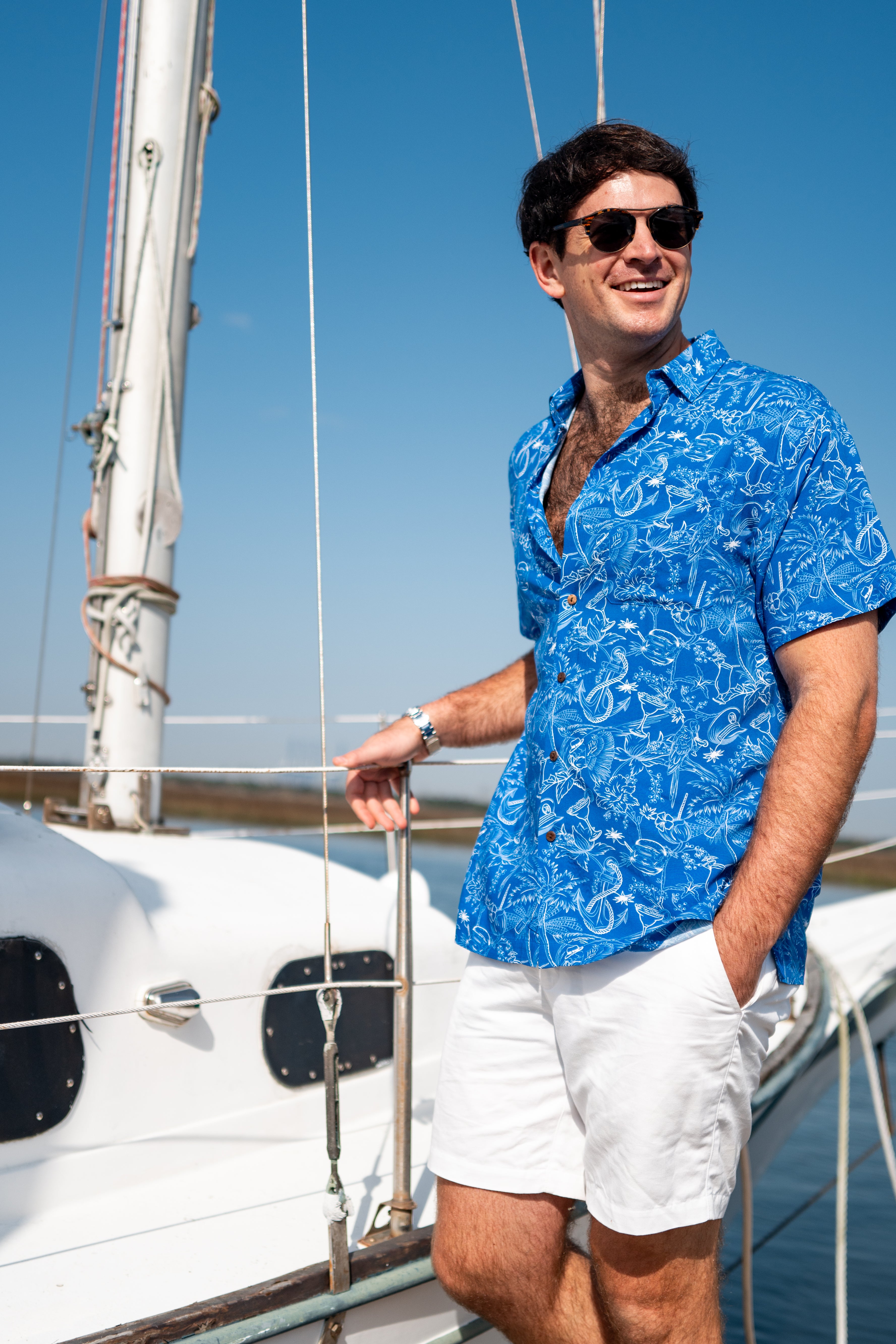 Men's Hawaiian Shirts and Swim Trunks | Kenny Flowers