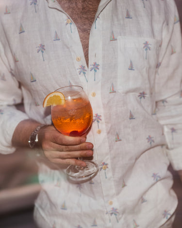 The Yacht Club - Long Sleeve Linen Shirt