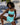 Kenny Flowers seaside slim racerback aqua blue womens active sports bra