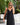 Kenny Flowers womens solid black linen maxi beach dress