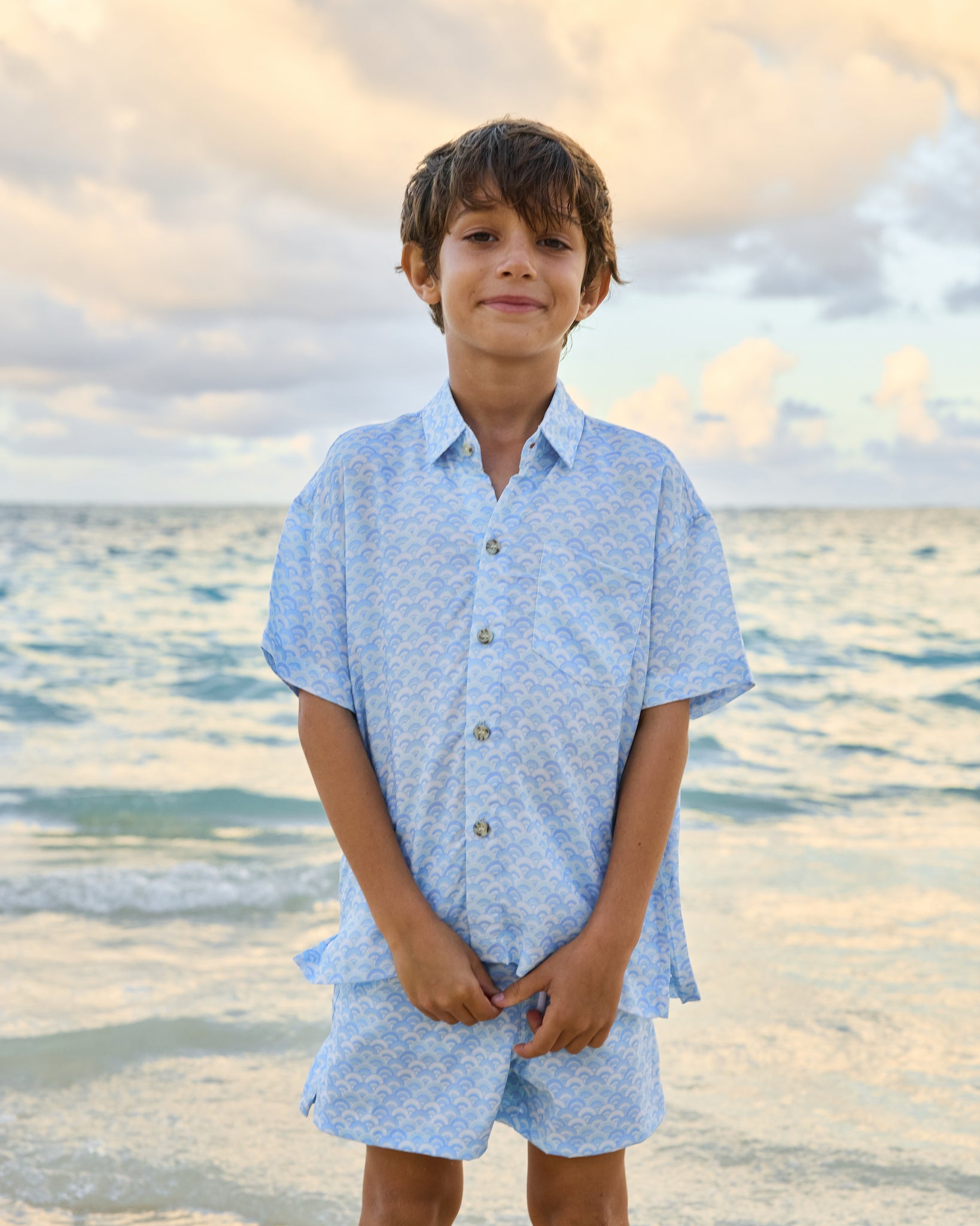 The Anguilla - Mini - Boys Swim Trunks UPF 50+ – Kenny Flowers