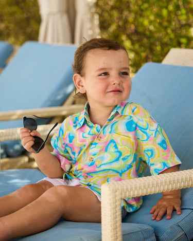 The St. Lucia - Boys Hawaiian Shirt