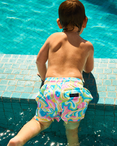 The St. Lucia - Boys Swim Trunks UPF 50+