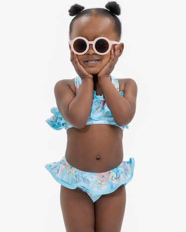 The BVIs - Girls Ruffle Bikini UPF 50+