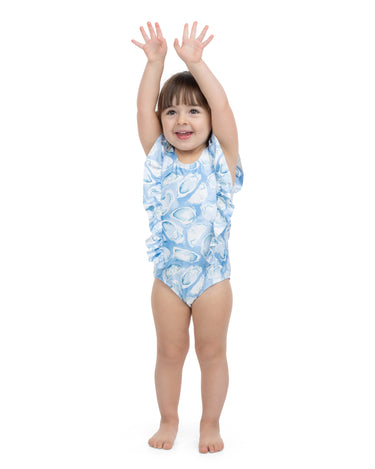 The Nantucket - Girls Ruffle One Piece UPF 50+