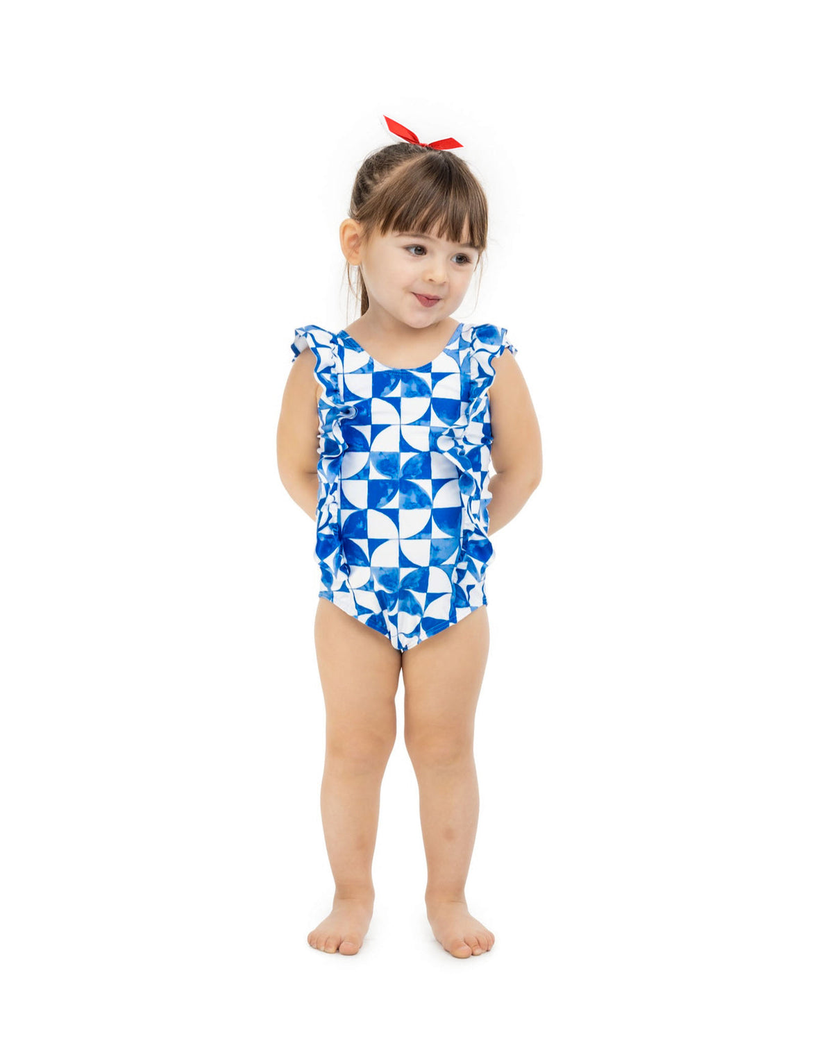 Greece Ruffle One Piece UPF 50+