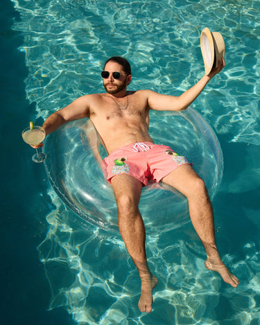 Margaritaville by Kenny Flowers – The Match Your Parrots - Coral – Swim Trunks