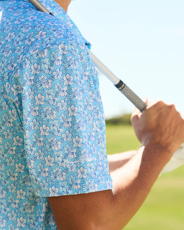 The Azaleas - Sky Blue Golf Shirt