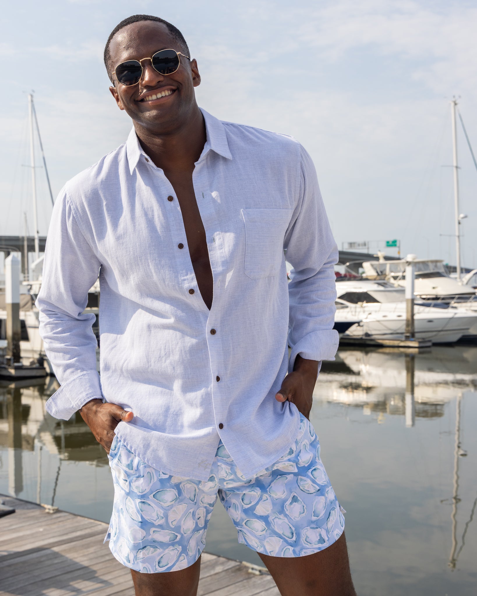 Ice Breaker Long Sleeve Linen Shirt