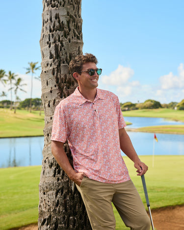 The Azaleas - Sunset Golf Shirt