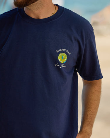 Margaritaville by Kenny Flowers – Here for a Good Lime - Navy Tee Shirt