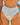 Kenny Flowers Watercolors Swim womens blue scales Anguilla high waist bikini bottom