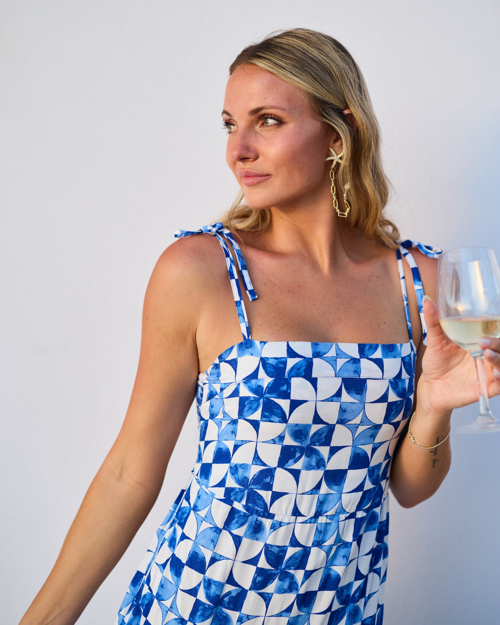 The Greece - Resort Dress Blue / XL - Kenny Flowers The Greece - Resort Dress Blue / XL - Kenny Flowers
