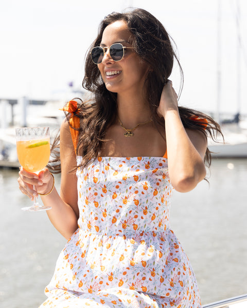 Women's Aperol Spritz Mini Resort Dress Women's Aperol Spritz Mini Resort Dress