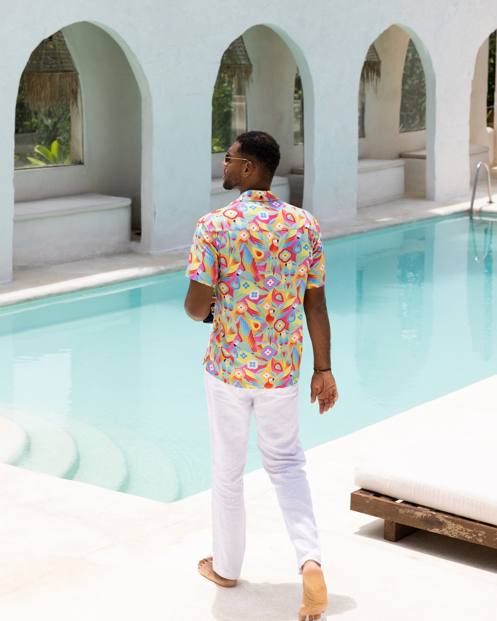 The Casa Blanca White Linen Vacation Pants – Kenny Flowers