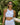 The Santorini Floral Jacquard - High Neck Sports Bra