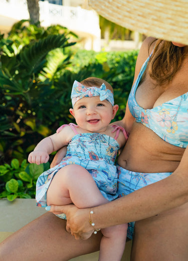 The BVIs - Baby Girl Bubble Romper