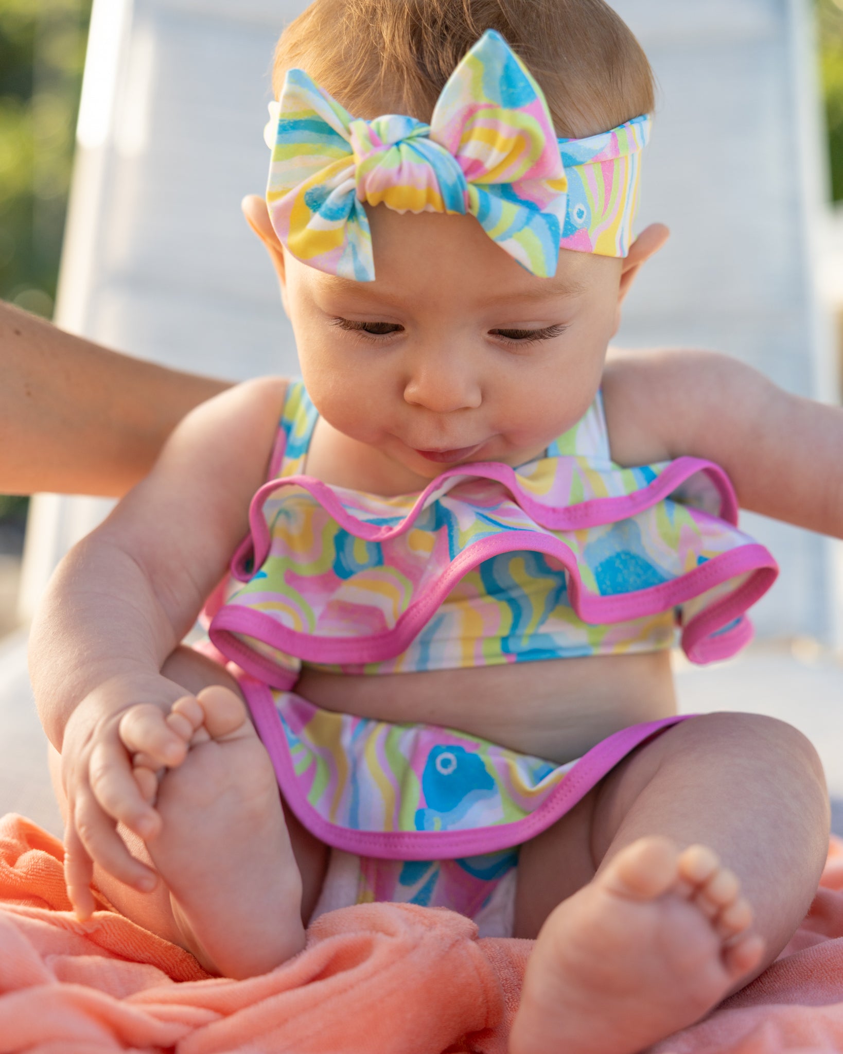 St. Lucia Little Ruffle Bikini UPF 50+