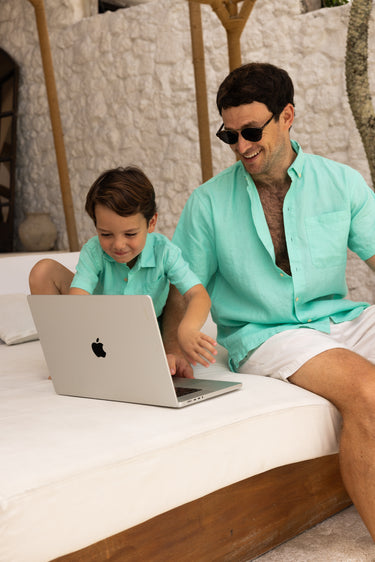 The Future Sea Suite - Boys Linen Shirt