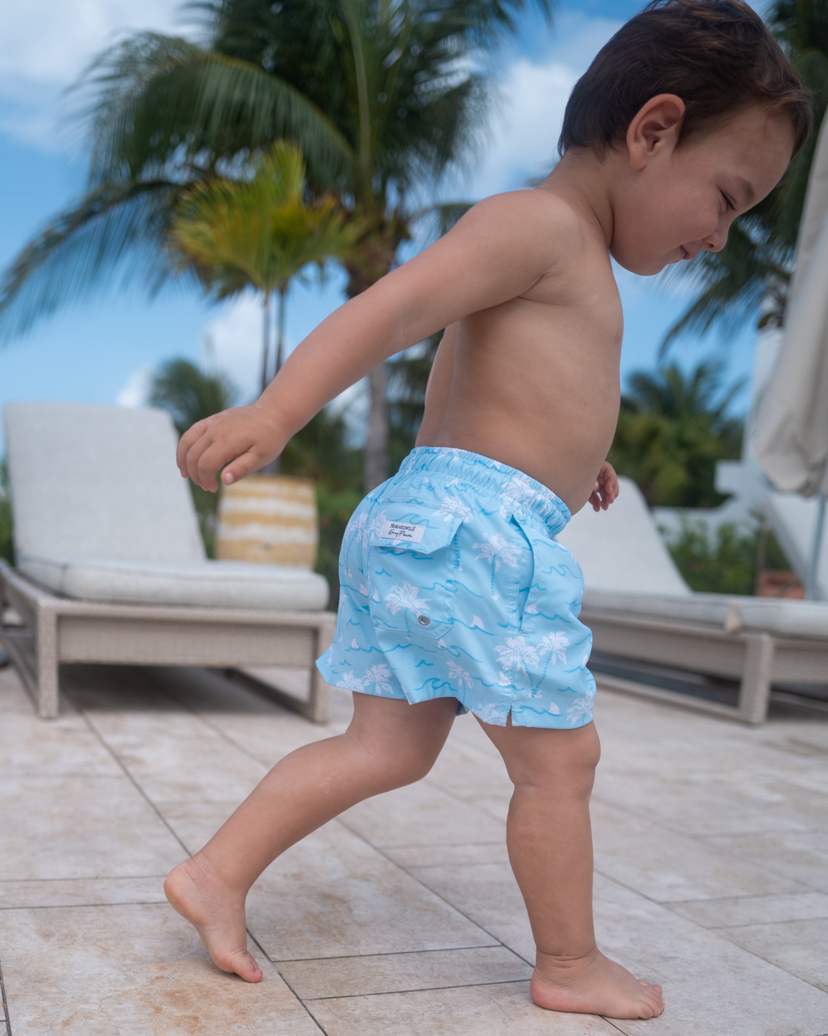 Margaritaville – Calm Before Storm Swim Trunks UPF 50+