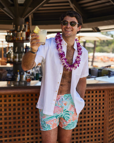 kenny flowers mens hawaii swim trunks 