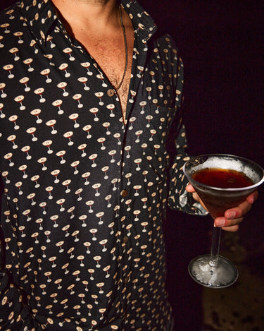 Black The Buzz Around Town - Long Sleeve Shirt