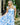 Kenny Flowers womens south of france blue maxi resort dress with ruffle straps and smocked back