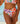 Kenny Flowers Watercolors Swim Kona womens purple and pink banded sporty bikini bottom