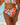 Kenny Flowers Watercolors Swim Kona womens purple and pink banded sporty bikini bottom