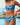 Kenny Flowers Watercolors womens swim honu blue new classic bikini bottom in collaboration with Mauna Kea